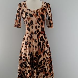 NWT LuLaRoe Unicorn Holy Grail Leopard Dress Nicole